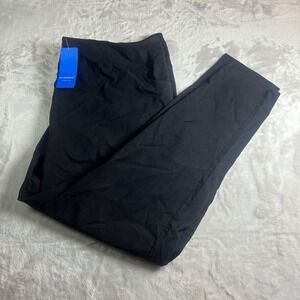 NWT Allegrace Womens 3X Plus Size Pull On Tapered Leg Pants Black 8661<T>
